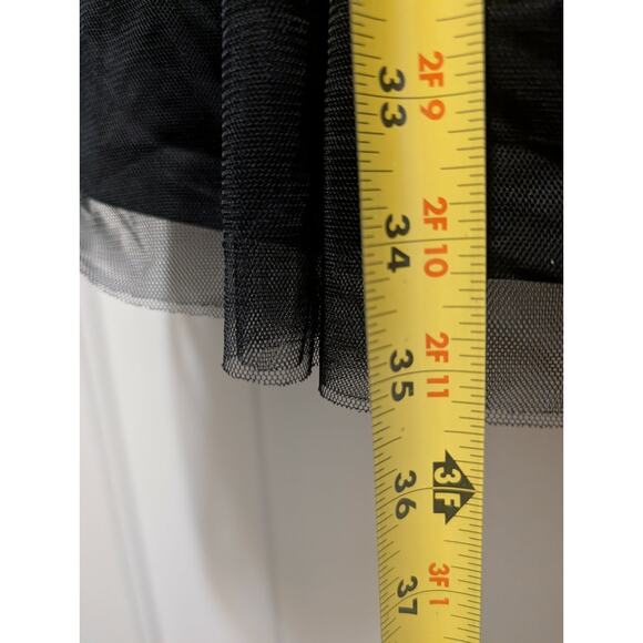 Minuet Blue Sequin Black Lace Formal Sleeveless Mini Dress Size S Prom Hoco - Picture 8 of 9